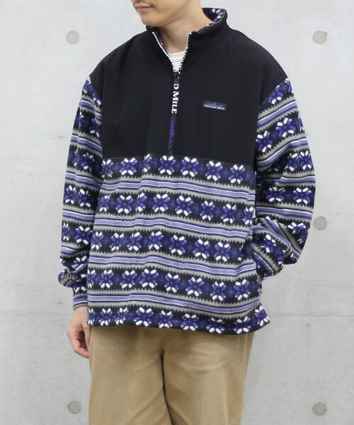 THOUSAND MILE（サウザンドマイル）の「【THOUSAND MILE/サウザンドマイル】FLEECE フリース ライフセーバージャケット プルオーバー（その他アウター・メンズ・ブラック系その他・M/L）」の4枚目の写真