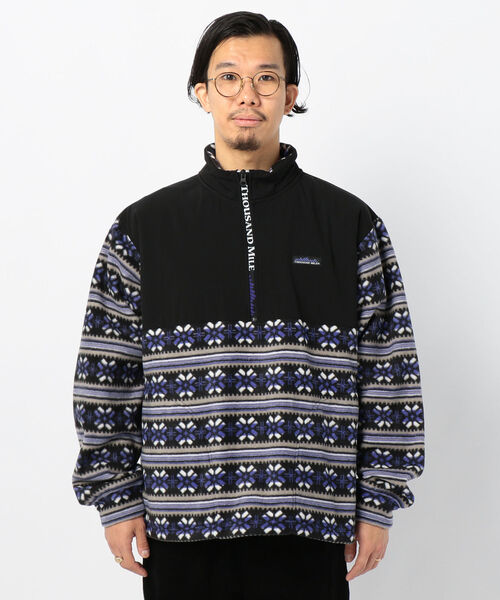 THOUSAND MILE（サウザンドマイル）の「【THOUSAND MILE/サウザンドマイル】FLEECE フリース ライフセーバージャケット プルオーバー（その他アウター・メンズ・ブラック系その他・M/L）」の7枚目の写真