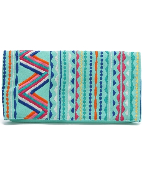 Another Edition（アナザーエディション）の「■AE 2WayEMB ◆（クラッチバッグ・レディース・ブラック/ライトブルー・フリー）」の6枚目の写真