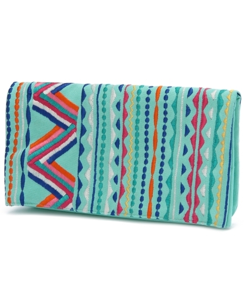 Another Edition（アナザーエディション）の「■AE 2WayEMB ◆（クラッチバッグ・レディース・ブラック/ライトブルー・フリー）」の7枚目の写真