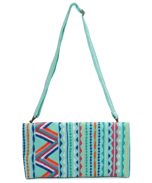 Another Edition（アナザーエディション）の「■AE 2WayEMB ◆（クラッチバッグ・レディース・ブラック/ライトブルー・フリー）」の9枚目の写真