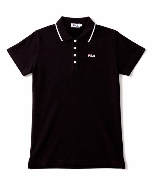 FILA（フィラ）の「FILA/フィラ ポロシャツ 半袖 UVカット 綿100％ 衿ライン ボタンダウン（ポロシャツ・レディース・ホワイト/ブラック/ネイビー/ピンク系その他/ベージュ/White/Navy/PINK/Black・L/M/LL/3L）」の13枚目の写真