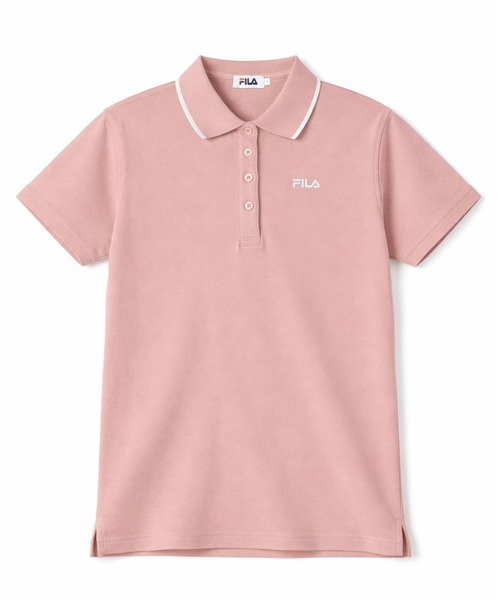 FILA（フィラ）の「FILA/フィラ ポロシャツ 半袖 UVカット 綿100％ 衿ライン ボタンダウン（ポロシャツ・レディース・ホワイト/ブラック/ネイビー/ピンク系その他/ベージュ/White/Navy/PINK/Black・L/M/LL/3L）」の15枚目の写真
