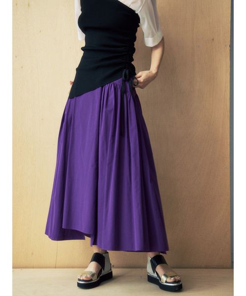 UN3D.（アンスリード）の「タイプライターギャザースカート（スカート  