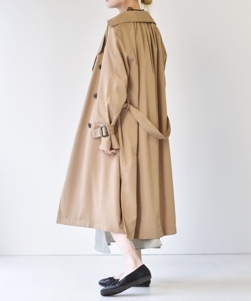 バックギャザートレンチ Retro Girl Retro Girl Online Store レトロガールオンラインストア