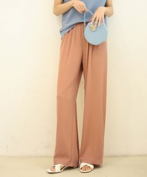 SAISON DE PAPILLON | 細見え脚長ワイドパンツ(スラックス)