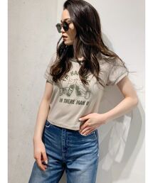 GYDA | Im hangingリンガーショートTシャツ(Tシャツ/カットソー)