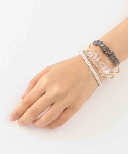 agete ゴムブレスレット agete（アガット）の「ゴムブレスレット（ブレスレット）」 - WEAR