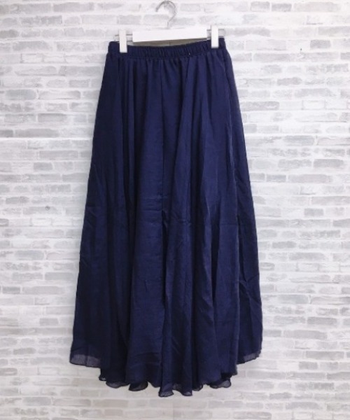 ap retro（アプレトロ）の「フレアボリュームロングスカート【ZOZOTOWN限定商品】（スカート・レディース・ブラック/ベージュ/ネイビー/オフホワイト・FREE）」の9枚目の写真