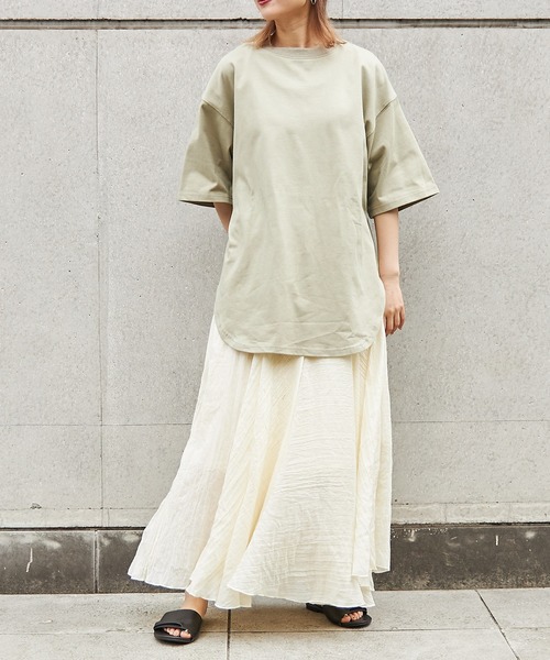 ap retro（アプレトロ）の「フレアボリュームロングスカート【ZOZOTOWN限定商品】（スカート・レディース・ブラック/ベージュ/ネイビー/オフホワイト・FREE）」の11枚目の写真