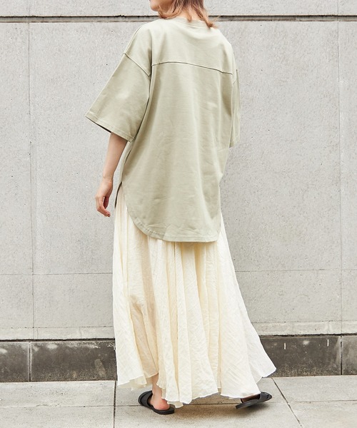 ap retro（アプレトロ）の「フレアボリュームロングスカート【ZOZOTOWN限定商品】（スカート・レディース・ブラック/ベージュ/ネイビー/オフホワイト・FREE）」の12枚目の写真