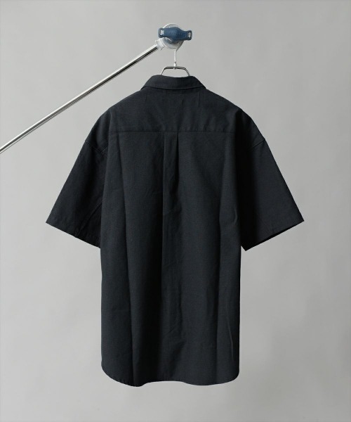 KANGOL(カンゴール)の「KANGOL【カンゴール】オックス半袖シャツ(シャツ/ブラウス・メンズ・ホワイト/ブラック・M/L/XL)」の11枚目の写真