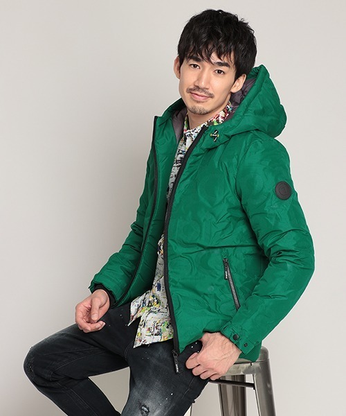 Desigual(デシグアル)の「パッド入り半オーバーコート CATALDO(その他アウター・メンズ・グリーン・2L/S/M/L/3L)」の1枚目の写真