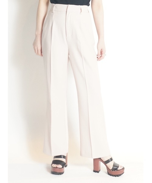 one way(ワンウェイ)の「センタープレスフレアPT(その他パンツ・レディース・ライトパープル/ベージュ/ライトブラウン・M/S)」の7枚目の写真