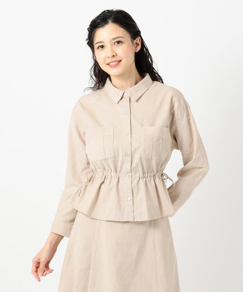 Feroux(フェルゥ)の「【洗える】エアリーコットンコーデュロイ シャツ(その他アウター・レディース・ライトグリーン系/オレンジ系/ベージュ系・2)」の18枚目の写真