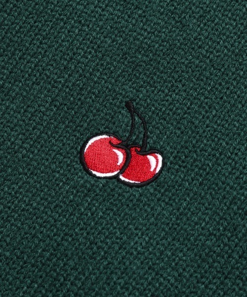 KIRSH チェリー Vネック カーディガン セットアップ ブラウン KIRSH（キルシー）の「KIRSH CHERRY V-NECK SET UP CARDIGAN