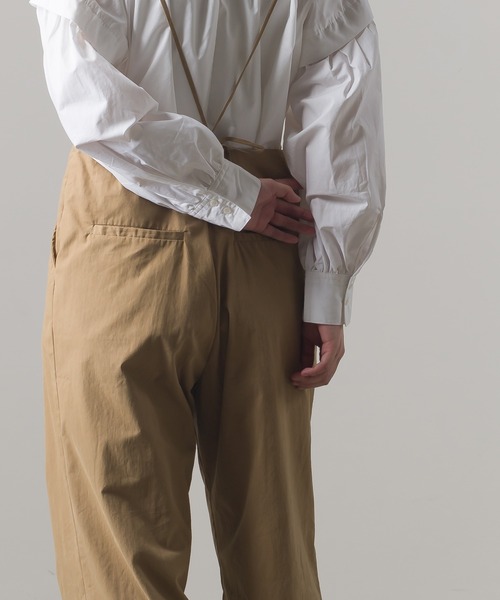 OMNES（オムネス）の「コットンナイロンサロペット（サロペット/オーバーオール・レディース・グリーン系その他/ベージュ/ブラック・FREE）」の11枚目の写真