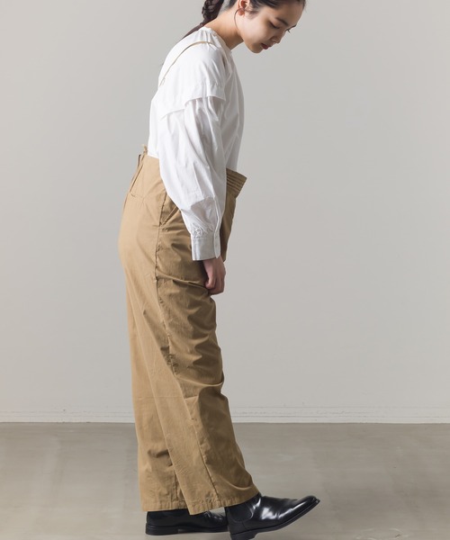 OMNES（オムネス）の「コットンナイロンサロペット（サロペット/オーバーオール・レディース・グリーン系その他/ベージュ/ブラック・FREE）」の12枚目の写真