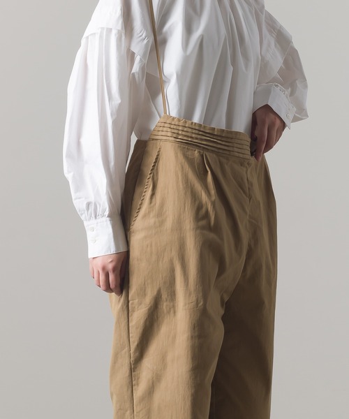 OMNES（オムネス）の「コットンナイロンサロペット（サロペット/オーバーオール・レディース・グリーン系その他/ベージュ/ブラック・FREE）」の13枚目の写真