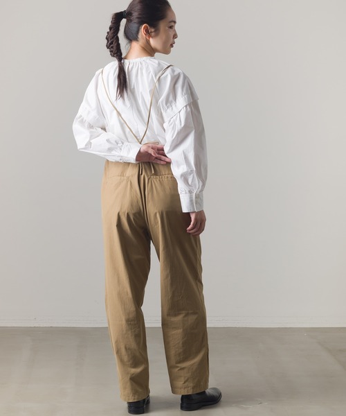 OMNES（オムネス）の「コットンナイロンサロペット（サロペット/オーバーオール・レディース・グリーン系その他/ベージュ/ブラック・FREE）」の14枚目の写真