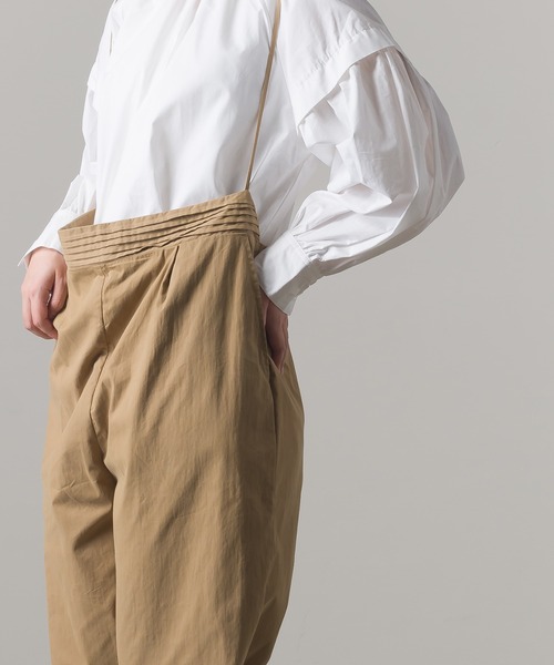 OMNES（オムネス）の「コットンナイロンサロペット（サロペット/オーバーオール・レディース・グリーン系その他/ベージュ/ブラック・FREE）」の15枚目の写真