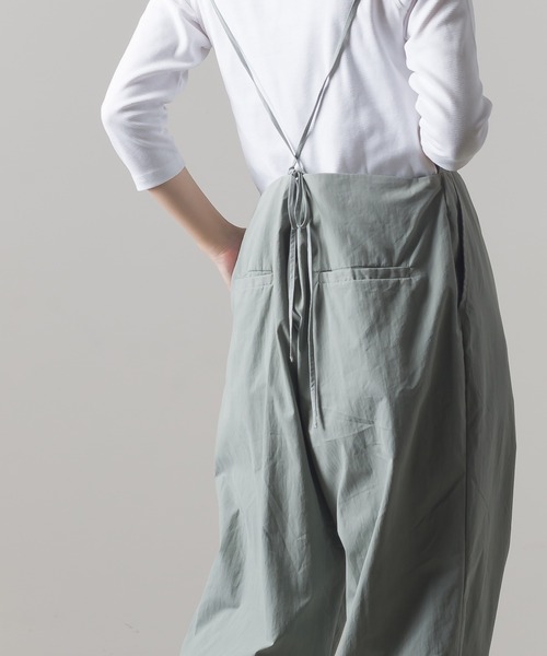 OMNES（オムネス）の「コットンナイロンサロペット（サロペット/オーバーオール・レディース・グリーン系その他/ベージュ/ブラック・FREE）」の18枚目の写真