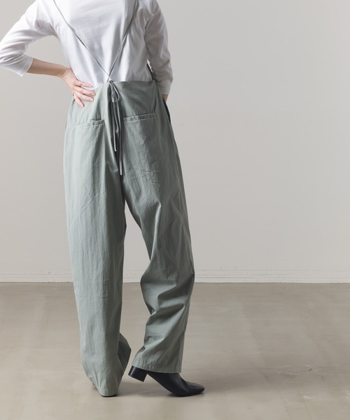 OMNES（オムネス）の「コットンナイロンサロペット（サロペット/オーバーオール・レディース・グリーン系その他/ベージュ/ブラック・FREE）」の20枚目の写真