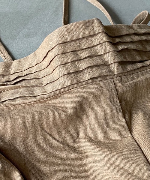 OMNES（オムネス）の「コットンナイロンサロペット（サロペット/オーバーオール・レディース・グリーン系その他/ベージュ/ブラック・FREE）」の22枚目の写真