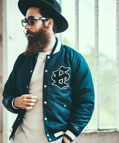 CRIMIE(クライミー)の「CR STADIUM JACKET(スタジャン・メンズ・ブラック/ネイビー・S/M/L/XL/XXL)」の16枚目の写真