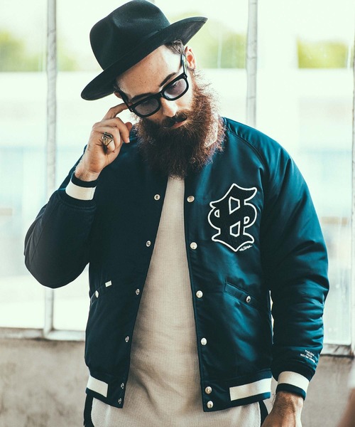 CRIMIE(クライミー)の「CR STADIUM JACKET(スタジャン・メンズ・ブラック/ネイビー・S/M/L/XL/XXL)」の17枚目の写真