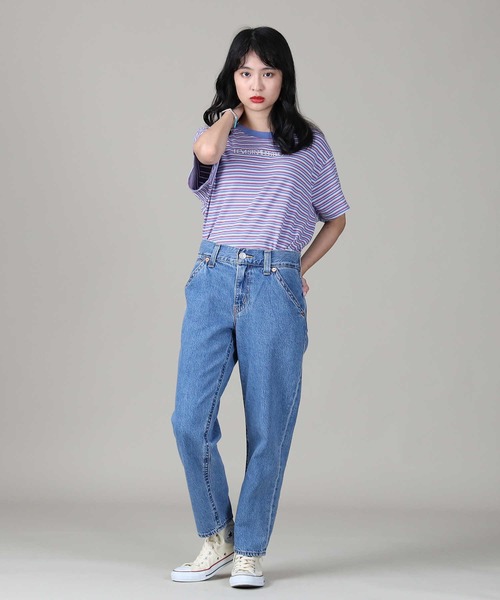 Levi's(リーバイス)の「【Levi's】「TYPE1」 ボーイジーンズパンツ(デニムパンツ・レディース・ダークインディゴブルー・28inch/25inch/26inch/27inch)」の11枚目の写真