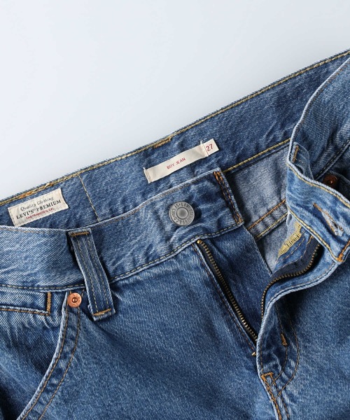Levi's(リーバイス)の「【Levi's】「TYPE1」 ボーイジーンズパンツ(デニムパンツ・レディース・ダークインディゴブルー・28inch/25inch/26inch/27inch)」の6枚目の写真