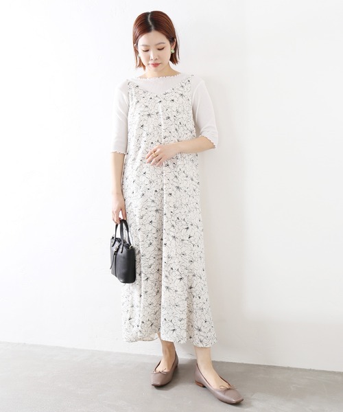 La TOTALITE(ラトータリテ)の「フレアキャミワンピース◆(ワンピース・レディース・ブラック/ウッド/ホワイト系その他・FREE)」の16枚目の写真