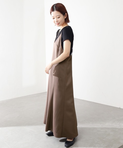 La TOTALITE(ラトータリテ)の「フレアキャミワンピース◆(ワンピース・レディース・ブラック/ウッド/ホワイト系その他・FREE)」の20枚目の写真