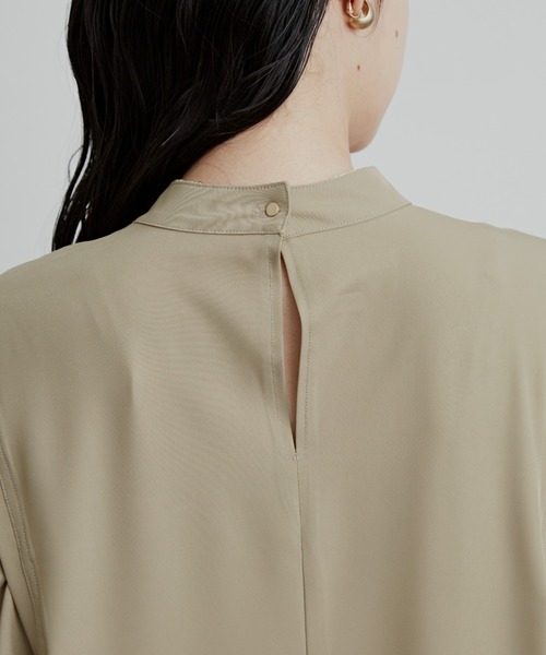 Aunt Marie's（アントマリーズ）の「タックスリーブワンピース / AUNT MARIE'S（ワンピース・レディース・ブラック/ベージュ/ブルー・FREE）」の7枚目の写真