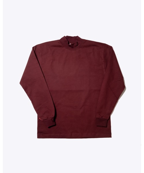 CAMBER(キャンバー)の「「CAMBER キャンバー」UNISEX 8オンス ロングスリーブ モックタートル(Tシャツ/カットソー・メンズ・グレー/ゴールド/ホワイト/ナチュラル/ブラック/バーガンディー/レッド/ダークグリーン/ネイビー/オレンジ/ロイヤルブルー・X-LARGE/MEDIUM/LARGE/SMALL)」の9枚目の写真