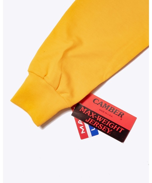 CAMBER(キャンバー)の「「CAMBER キャンバー」UNISEX 8オンス ロングスリーブ モックタートル(Tシャツ/カットソー・メンズ・グレー/ゴールド/ホワイト/ナチュラル/ブラック/バーガンディー/レッド/ダークグリーン/ネイビー/オレンジ/ロイヤルブルー・X-LARGE/MEDIUM/LARGE/SMALL)」の17枚目の写真