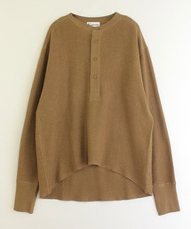 RNA-N（アールエヌエーエヌ）の「M1595 麻綿針抜き裏使いヘンリー（Tシャツ/カットソー・レディース）」