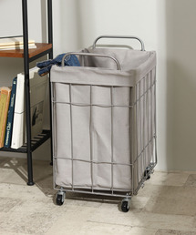 LBC（エルビーシー）の「折りたためるランドリースクエアバスケット　キャスター付き53L（ランドリーグッズ）」