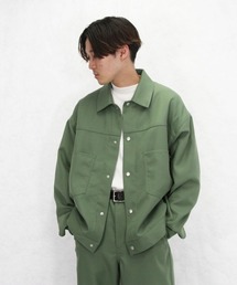 order loose twill blouson