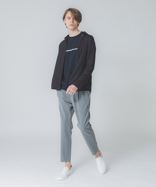 ABAHOUSE(アバハウス)の「T/R ストレッチツイル シャツカーディガン(シャツ/ブラウス・メンズ・ベージュ/ネイビー/オレンジ系その他・44/46/48)」の4枚目の写真