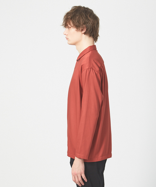ABAHOUSE(アバハウス)の「T/R ストレッチツイル シャツカーディガン(シャツ/ブラウス・メンズ・ベージュ/ネイビー/オレンジ系その他・44/46/48)」の5枚目の写真