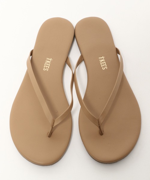 TKEES(ティキーズ)の「TKEES / FOUNDATIONS ビーチサンダル(サンダル・レディース・ブラック/ベージュ・36/37/38)」の1枚目の写真