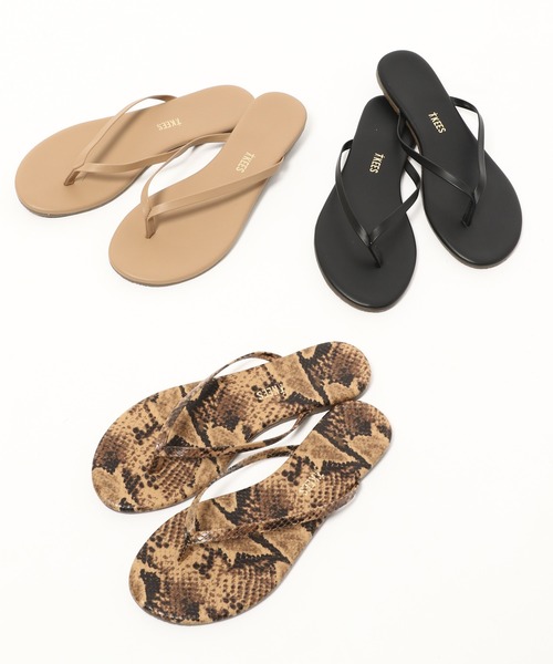 TKEES(ティキーズ)の「TKEES / FOUNDATIONS ビーチサンダル(サンダル・レディース・ブラック/ベージュ・36/37/38)」の10枚目の写真