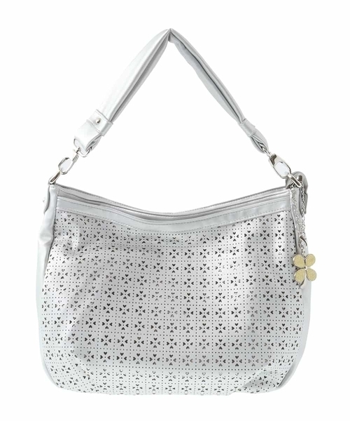 MK MICHEL KLEIN（エムケーミッシェルクラン）の「【チャーム付き】パンチングトートバッグ（トートバッグ・レディース・ライトパープル/ライトグレー/ネイビー/ライトブルー/ダークグレー/シルバー/オレンジ・00）」の13枚目の写真