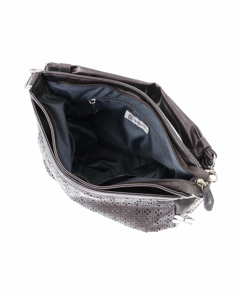 MK MICHEL KLEIN（エムケーミッシェルクラン）の「【チャーム付き】パンチングトートバッグ（トートバッグ・レディース・ライトパープル/ライトグレー/ネイビー/ライトブルー/ダークグレー/シルバー/オレンジ・00）」の8枚目の写真