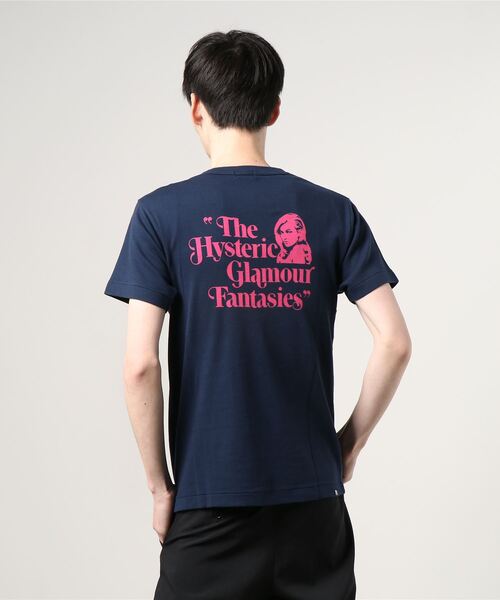 HYSTERIC GLAMOUR（ヒステリックグラマー）の「HYS FANTASIES ポケット付きTシャツ（Tシャツ/カットソー・メンズ・ホワイト/ネイビー/ブラック・SMALL/MEDIUM/LARGE/X-LARGE）」の7枚目の写真