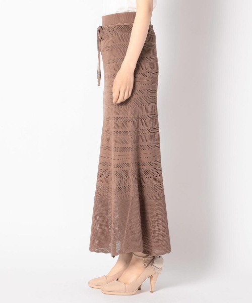 透かし柄マーメイドニットスカート Misch スカート Mairy ミッシュマッシュメイリー のファッション Misch セール Masch Mairy スカート Misch Masch Masch