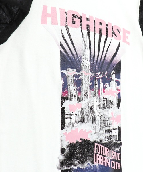 RADCHAP(ラッドチャップ)の「ボリューム袖リメイク風半袖Tシャツ(Tシャツ/カットソー・キッズ・ブラック/オフホワイト・140cm/150cm/120cm/130cm/100cm/110cm/90cm)」の12枚目の写真