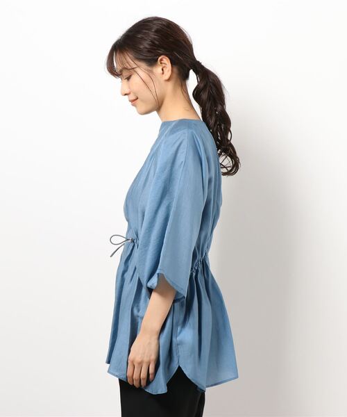 malla（マーラ）の「malla マーラ　ドロストブラウス（シャツ/ブラウス・レディース・ブラック/ブルー・FREE）」の11枚目の写真